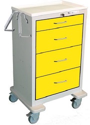 Extra Tall 4 Drawer Isolation Cart